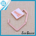Pink Square Custom Logo Text Metal Bag Hanger
